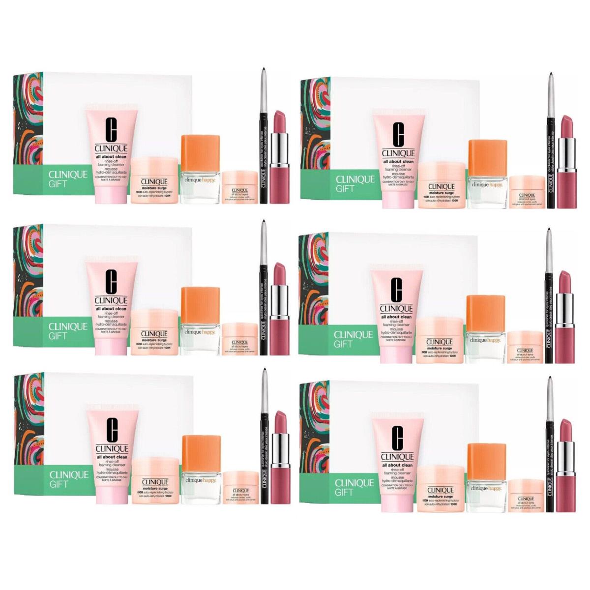 Clinique 36 Pcs Total 6 Gift Sets Wholesale Makeup Skincare Resale Lots
