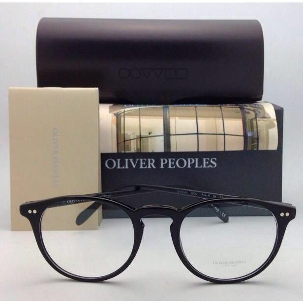 Oliver Peoples Eyeglasses Riley R BK OV 5004 1005 47-20 Black Frame w ...