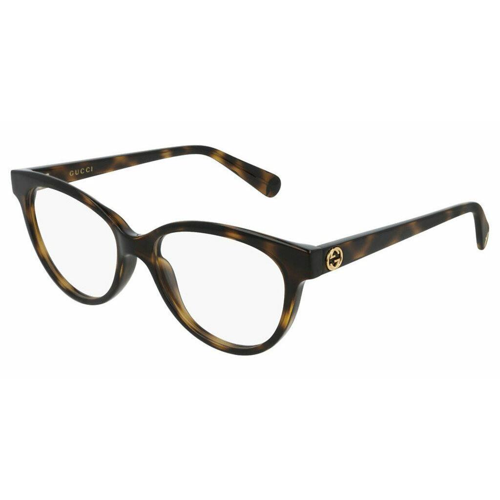 Gucci GG0373O 002 Brown Oval Women`s Eyeglasses