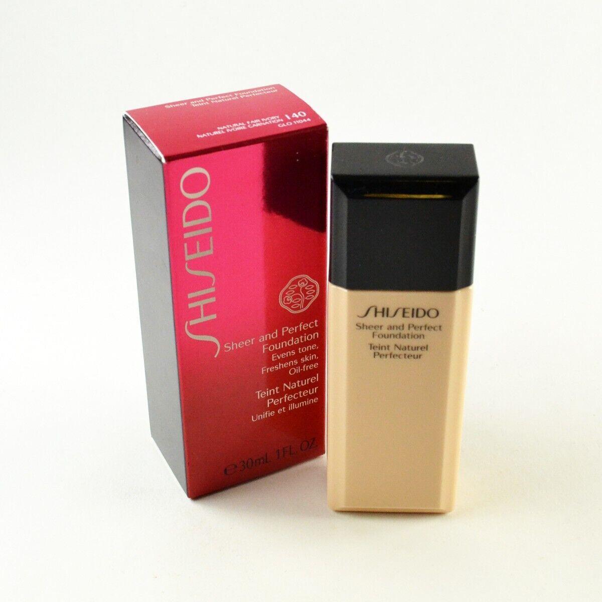 Shiseido Sheer Perfect Foundation I40 Natural Fair Ivory - Size 1 Oz. / 30mL