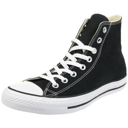Converse Unisex M91 Chuck Taylor All Star Shoes HI Black/white M9160-001-SIZE 8