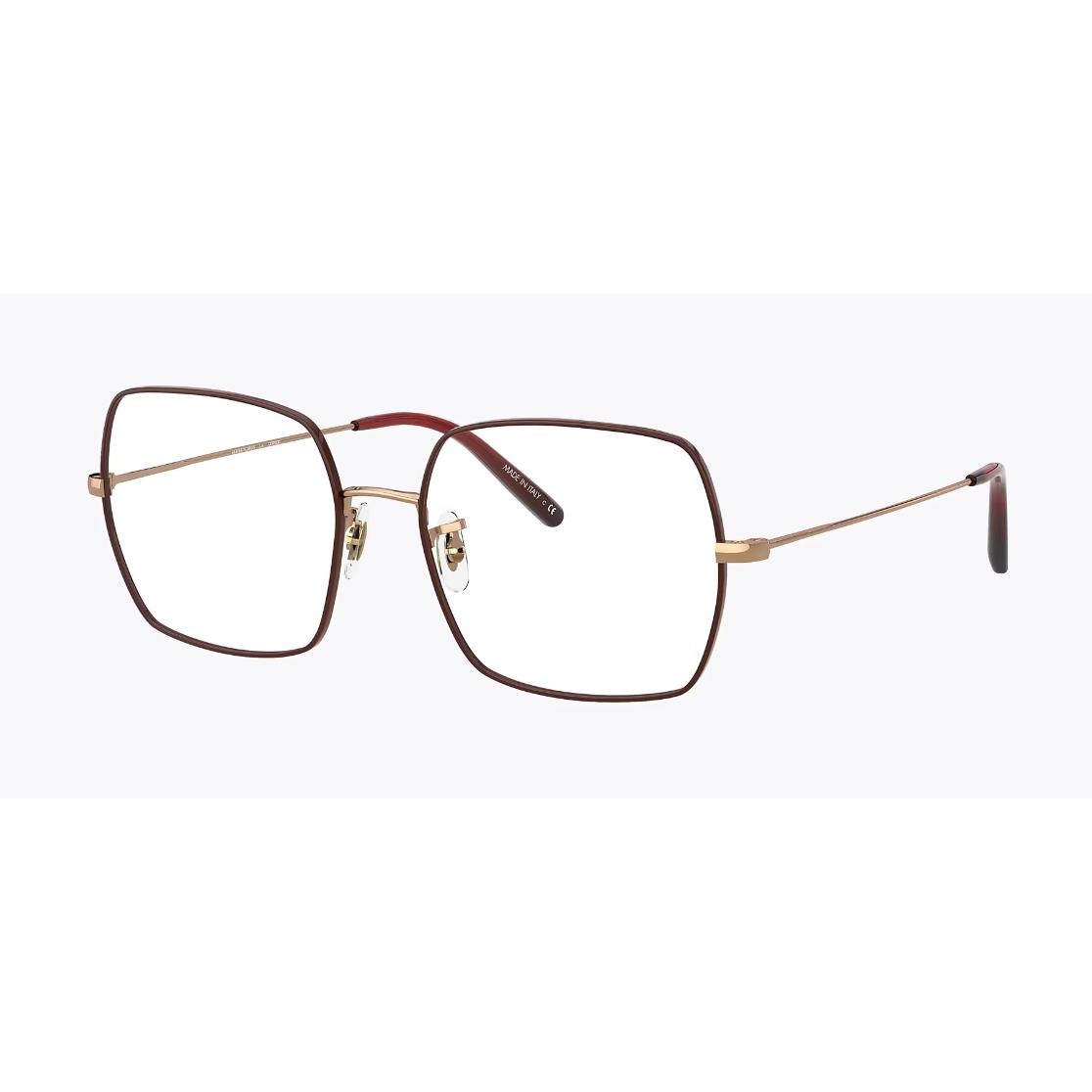 Oliver Peoples Eyeglasses Frames OV 1279 5037 54-17-145 Justyna Ro Gold/burgundy