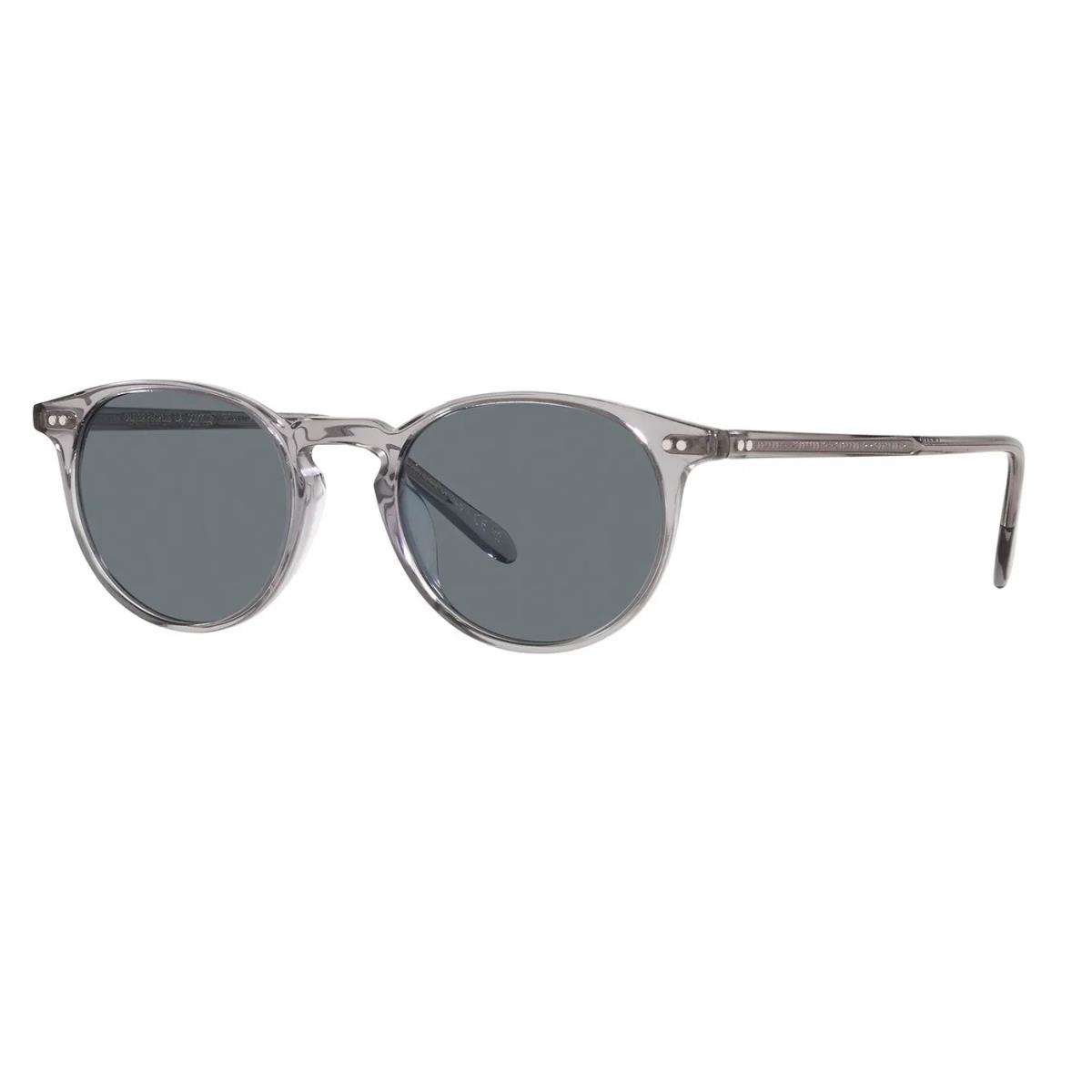 Oliver Peoples OV5004SU 1132R8 49 Riley Sun Workman Grey/indigo Sunglasses - Frame: Gray, Lens: Gray