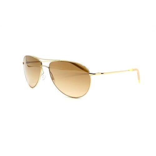 Oliver Peoples Ov1002-S Benedict Sunglasses Gold/chrome Amber Size 59 - Frame: Gold, Lens: Chrome Amber