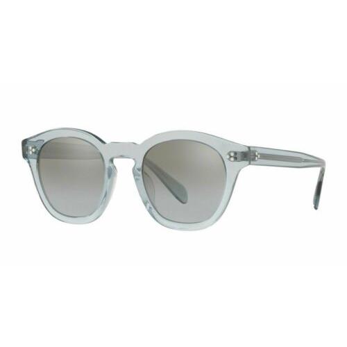 Oliver Peoples Boudreau L.a. OV 5382SU Light Denim Blue/grey Silver Sunglasses - Frame: Light Denim Blue, Lens: Grey Silver