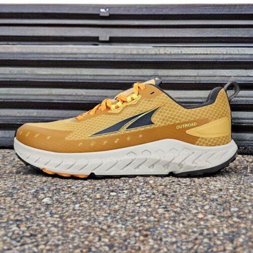 Altra Outroad Mens Athletic Trail Running Shoes Sneakers Trainers Gray Yellow