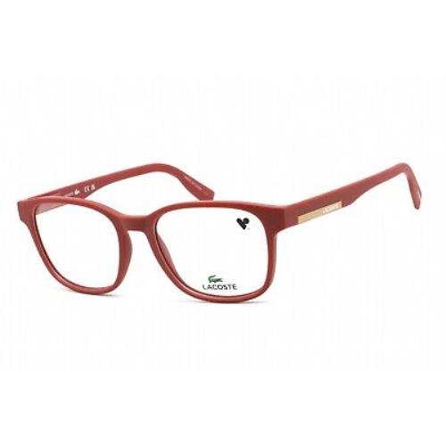 Lacoste L2914 601 Eyeglasses Matte Burgundy Frame 54 Mm
