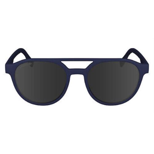 Lacoste Lac Sunglasses Men Matte Blue 53mm
