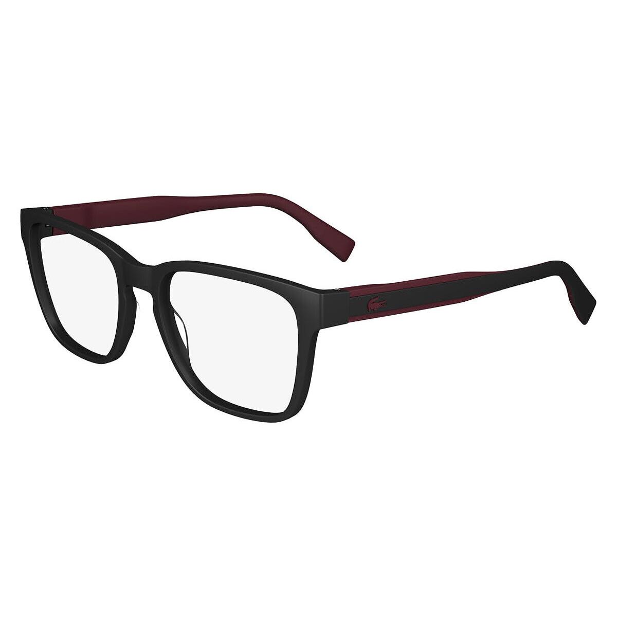 Lacoste Lac Eyeglasses Men Matte Black 002 53mm