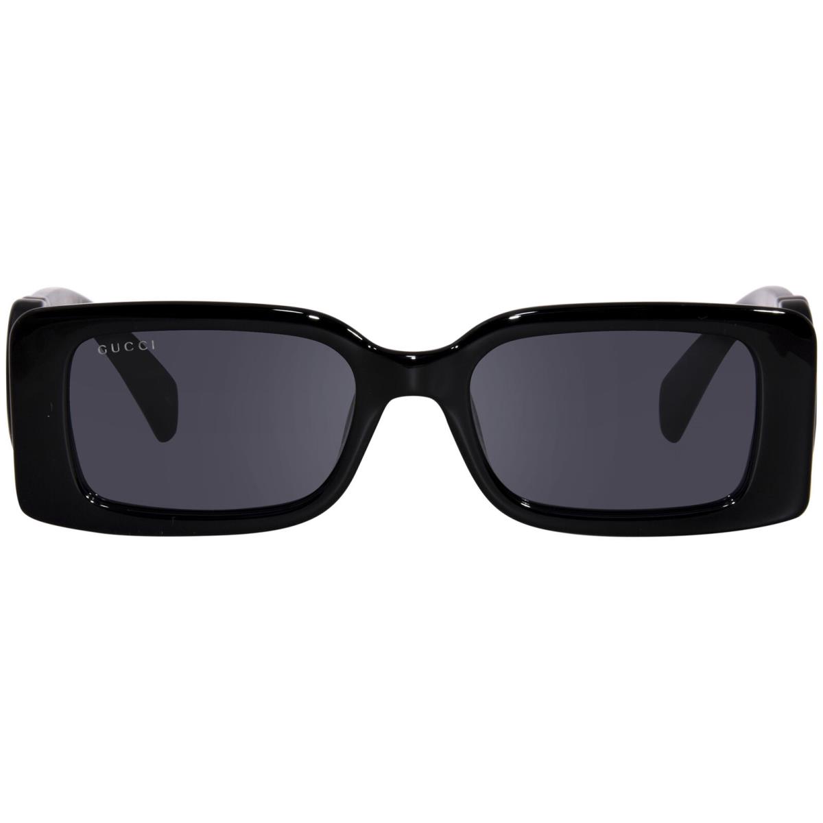 Gucci GG1325S 001 Sunglasses Women`s Black/grey Rectangle Shape 54mm