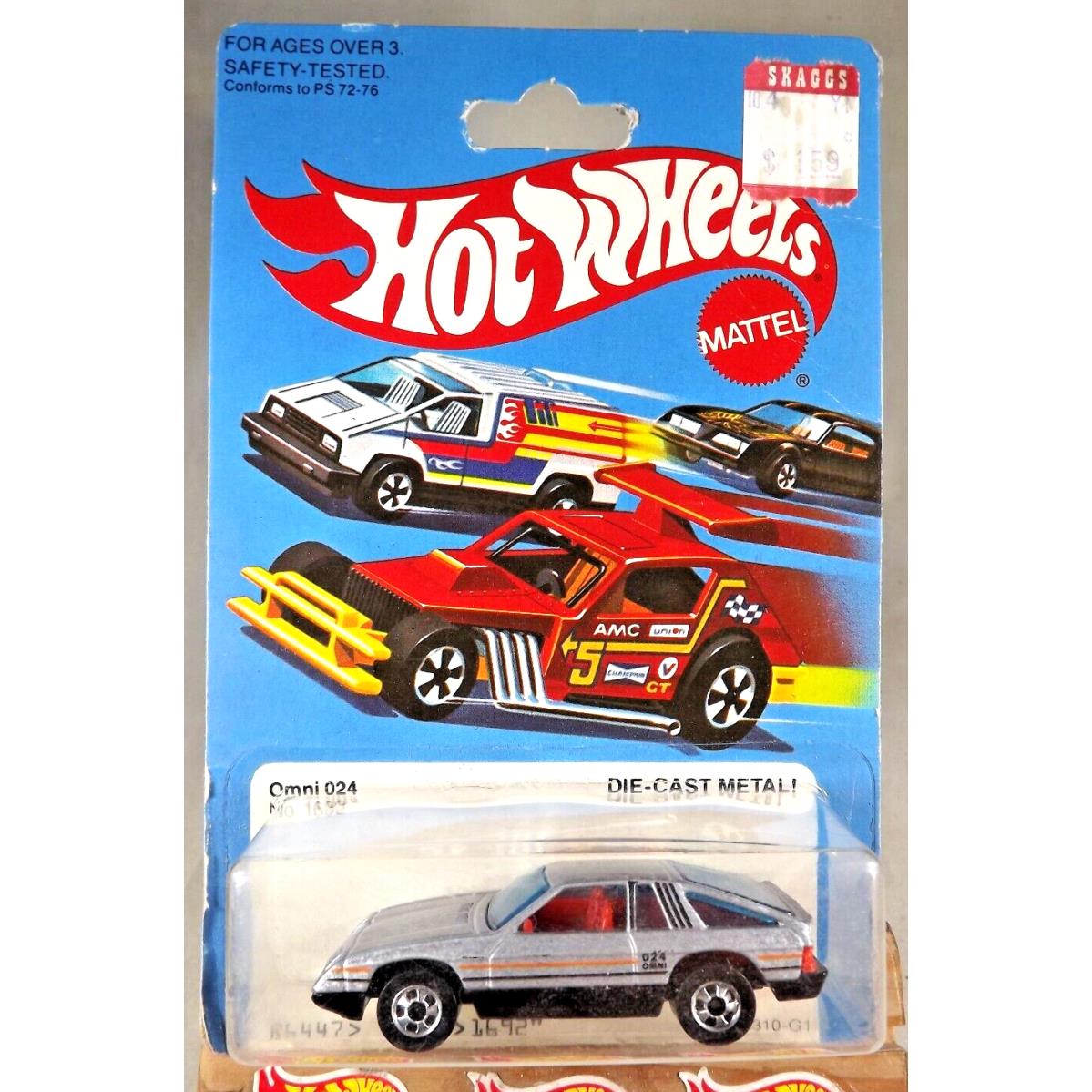 1979-1980 Hot Wheels 1692 Omni 024 Gray W/chrome BW Spoke Wheels 1:64 Hong Kong