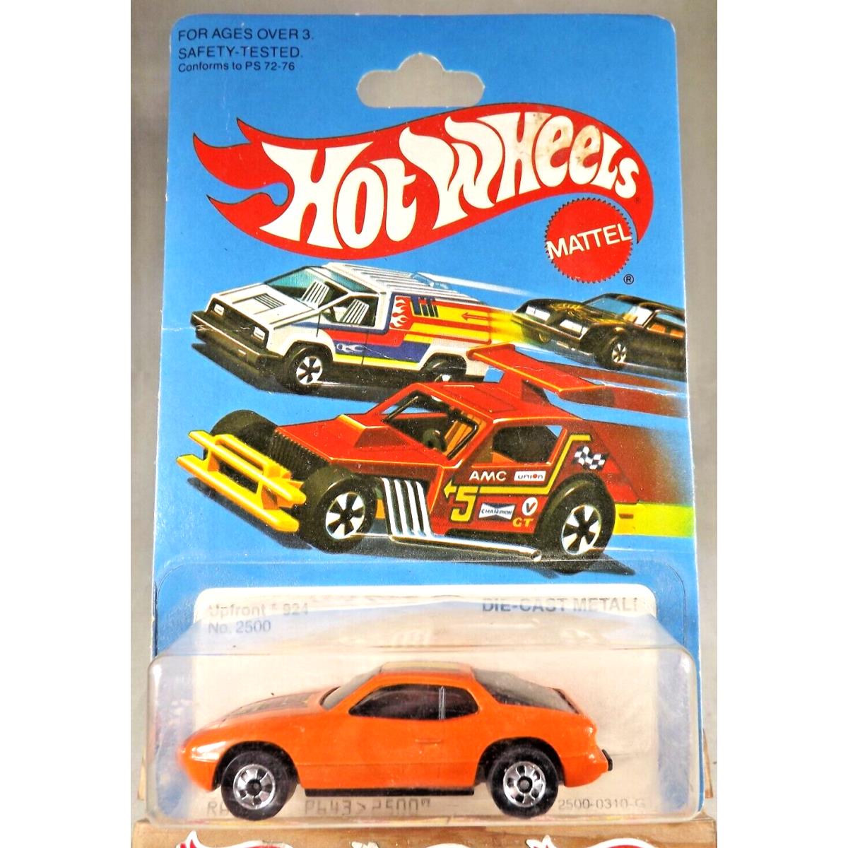 1981 Vintage Hot Wheels 2500 Upfront 924 Orange W/chrome BW Spoke Wheels
