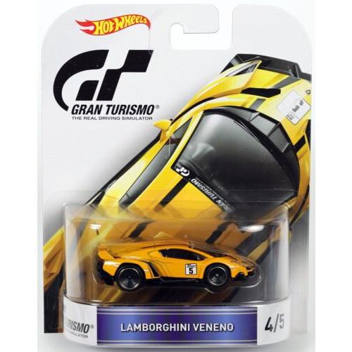 Hot Wheels Lamborghini Veneno Gran Turismo Retro Entertainment DJF58 Nrfp 1:64