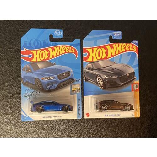 2022 Hot Wheels Super Treasure Hunt 2020 Jaguar F-type Jaguar XE SV Project 8