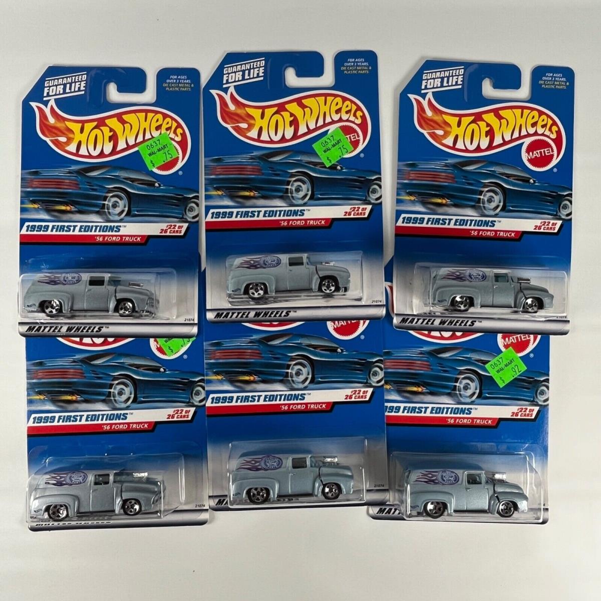 Hot Wheels 1999 First Editions 22 of 26 Cars `56 Ford Truck Collector 927 -lot