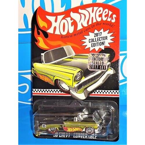 Hot Wheels 2017 Factory Set Kmart Mail-in Promo `56 Chevy Convertible