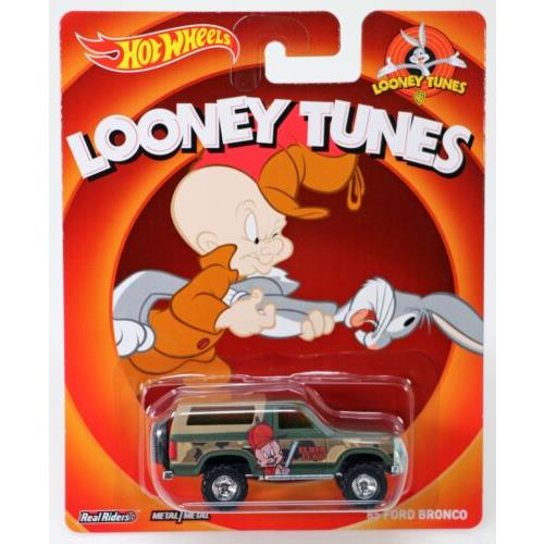 Hot Wheels `85 Ford Bronco Looney Tunes Pop Culture Series BDT10 Nrfp 2013 Green
