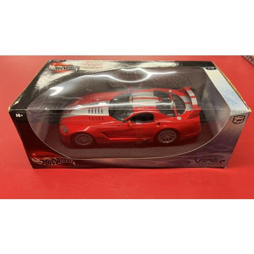 Hotwheels General Motors Dodge Viper Gtsr 1:18 Diecast Car