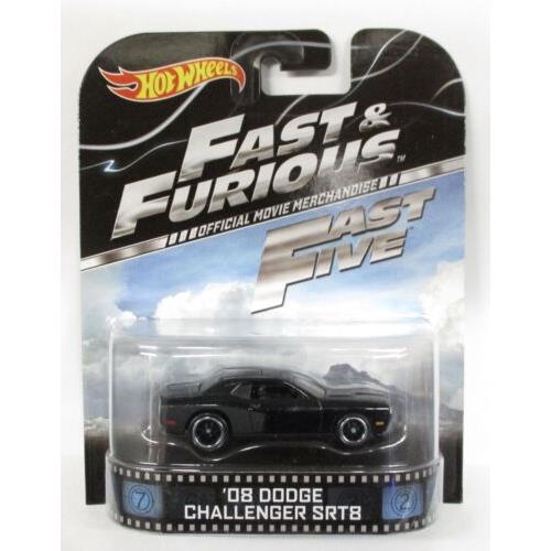 Hot Wheels Retro Fast Furious Fast Five 08 Dodge Challenger SRT8 AR4