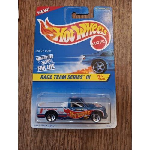 Error Trapped Debris Hot Wheels 1996 Chevy 1500 Race Team Series Iii 2 of 4 534