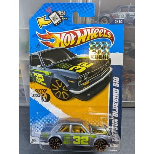 Hot Wheels 2012 Faster Than Ever Datsun Bluebird 510 Vhtf