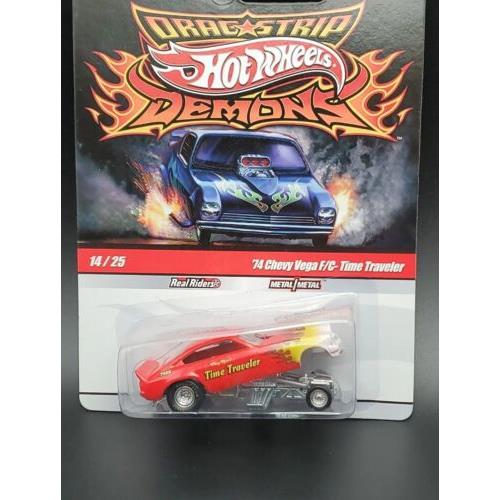 2010 Hotwheels Drag Strip Demons `74 Chevy Vega Funny Car Time Traveler 14/25