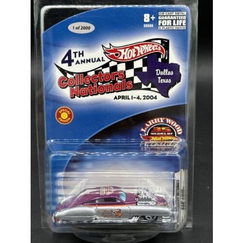 2004 Hot Wheels 4th Nationals Convention Evil Twin Dinner Car NO Event Sticker