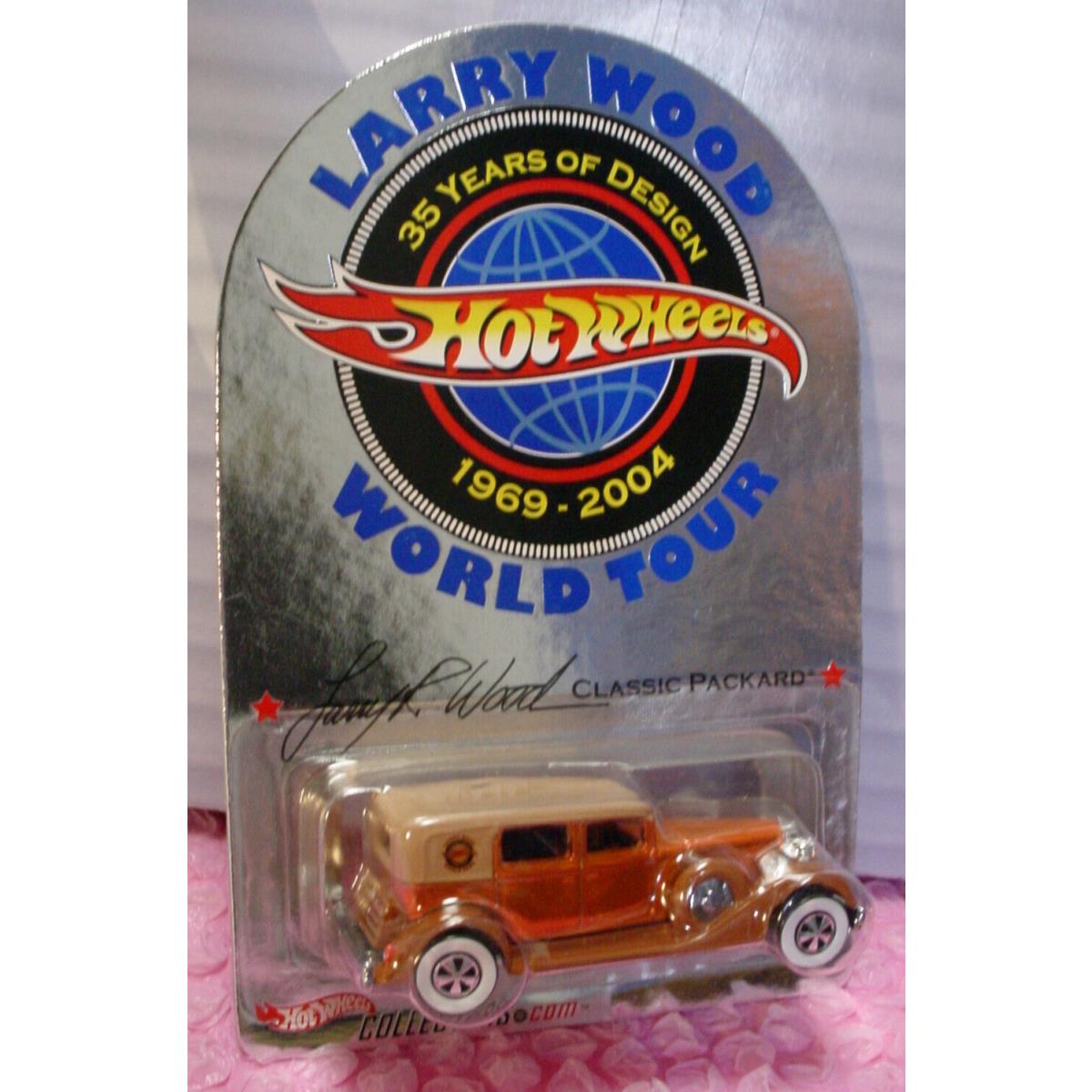 Rlc 2004 Hot Wheels Larry Wood World Tour Classic Packard Orange 712/2500