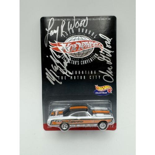 Hot Wheels 13th Annual Convention Roadrunner Gtx Signed By Larry Wood and Others