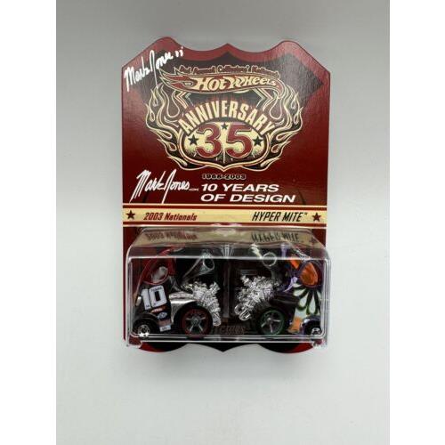 Hot Wheels 3rd Annual Collectors National Hyper Mite Signed Vhtf