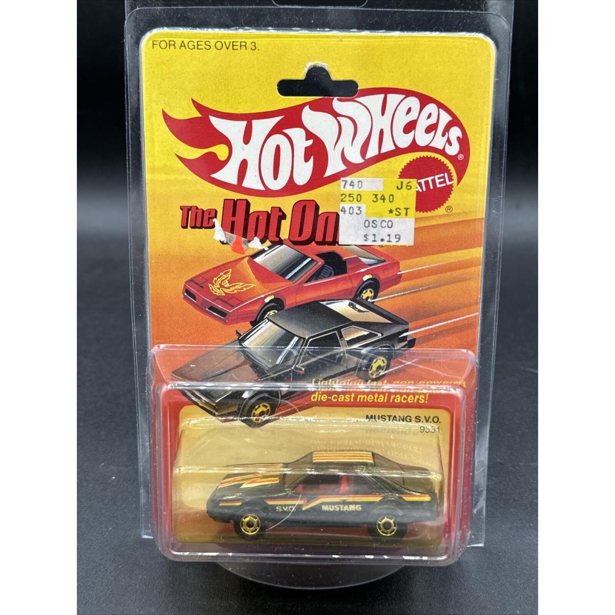 1982 Hot Wheels Gold Blackwalls No 9531 Black Mustang Svo The Hot Ones