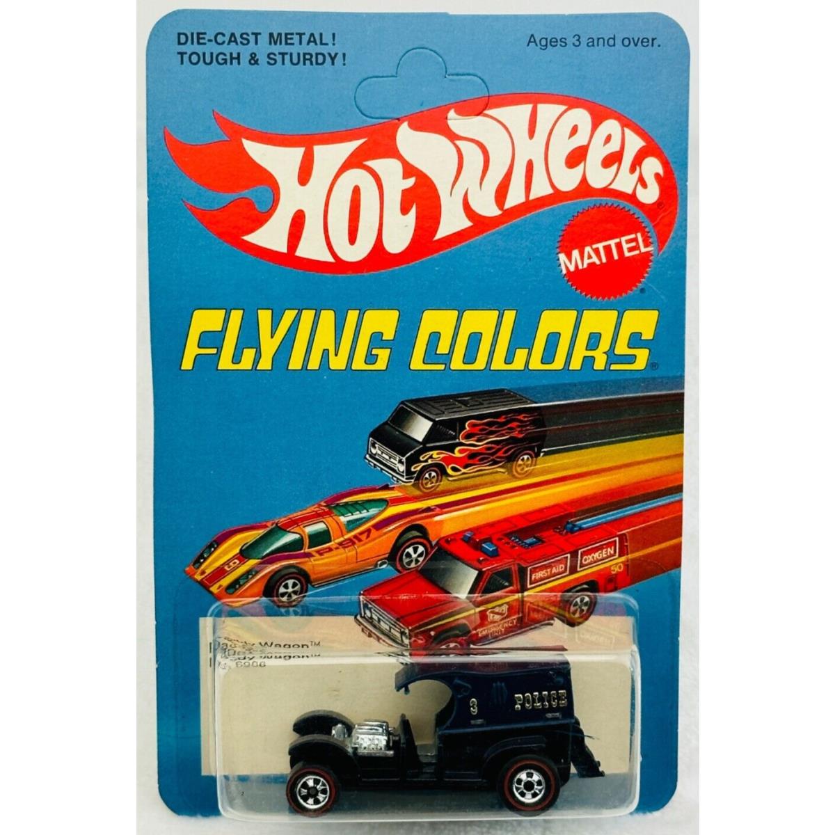Hot Wheels Redline Paddy Wagon Blue Enamel Flying Colors in Blisterpack