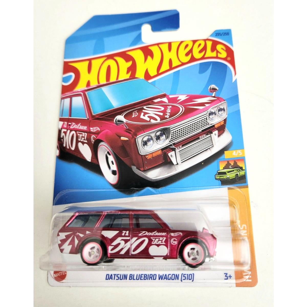 Hot Wheels Datsun Bluebird Wagon 510 235 2023 Super Treasure Hunt