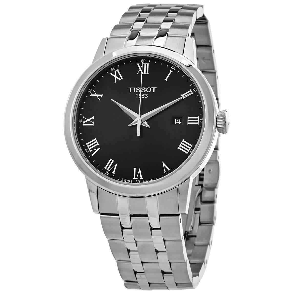 Tissot T-classic Quartz Black Dial Men`s Watch T129.410.11.053.00