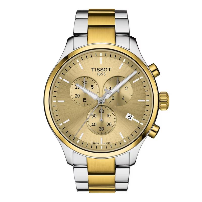 Tissot Chrono XL Quartz Champagne Dial Men`s Watch T1166172202100