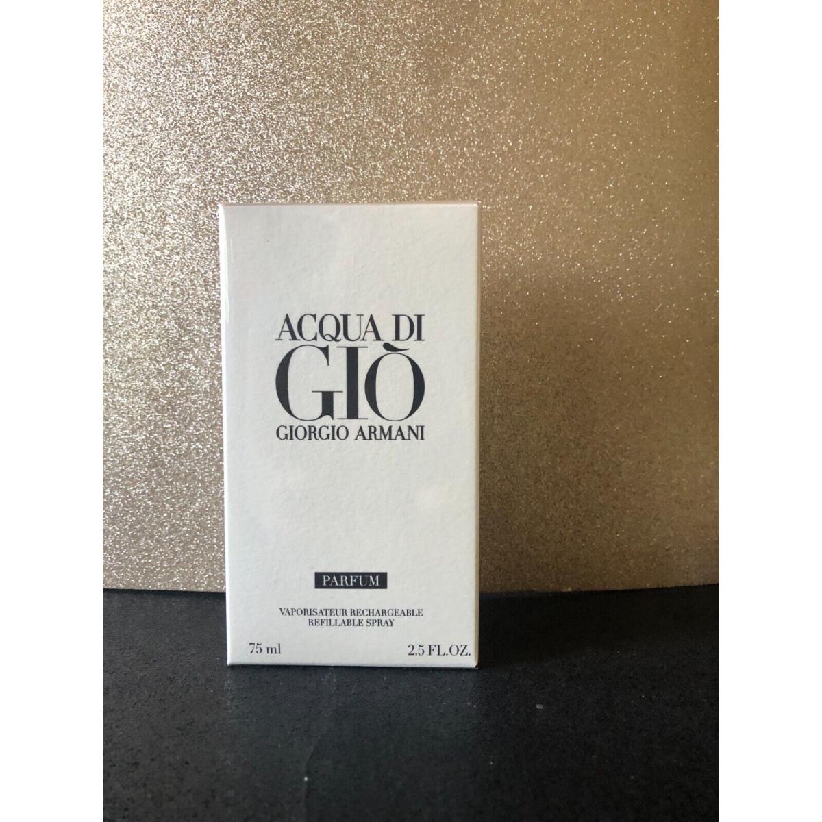 Giorgio Armani Acqua DI Gio Parfum Refillable Spray 2.5 FL OZ