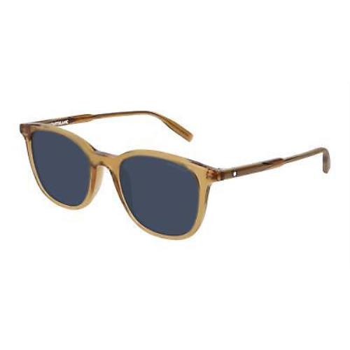 Montblanc Established MB 0006S Sunglasses 004 Yellow