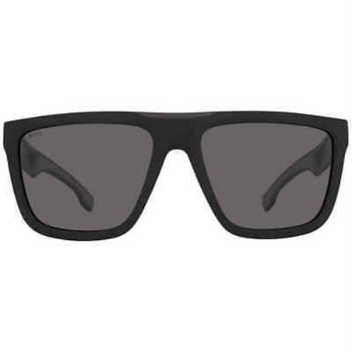 Hugo Boss Grey Browline Men`s Sunglasses Boss 1451/S 0O6W/IR 59 Boss 1451/S - Frame: , Lens: Grey