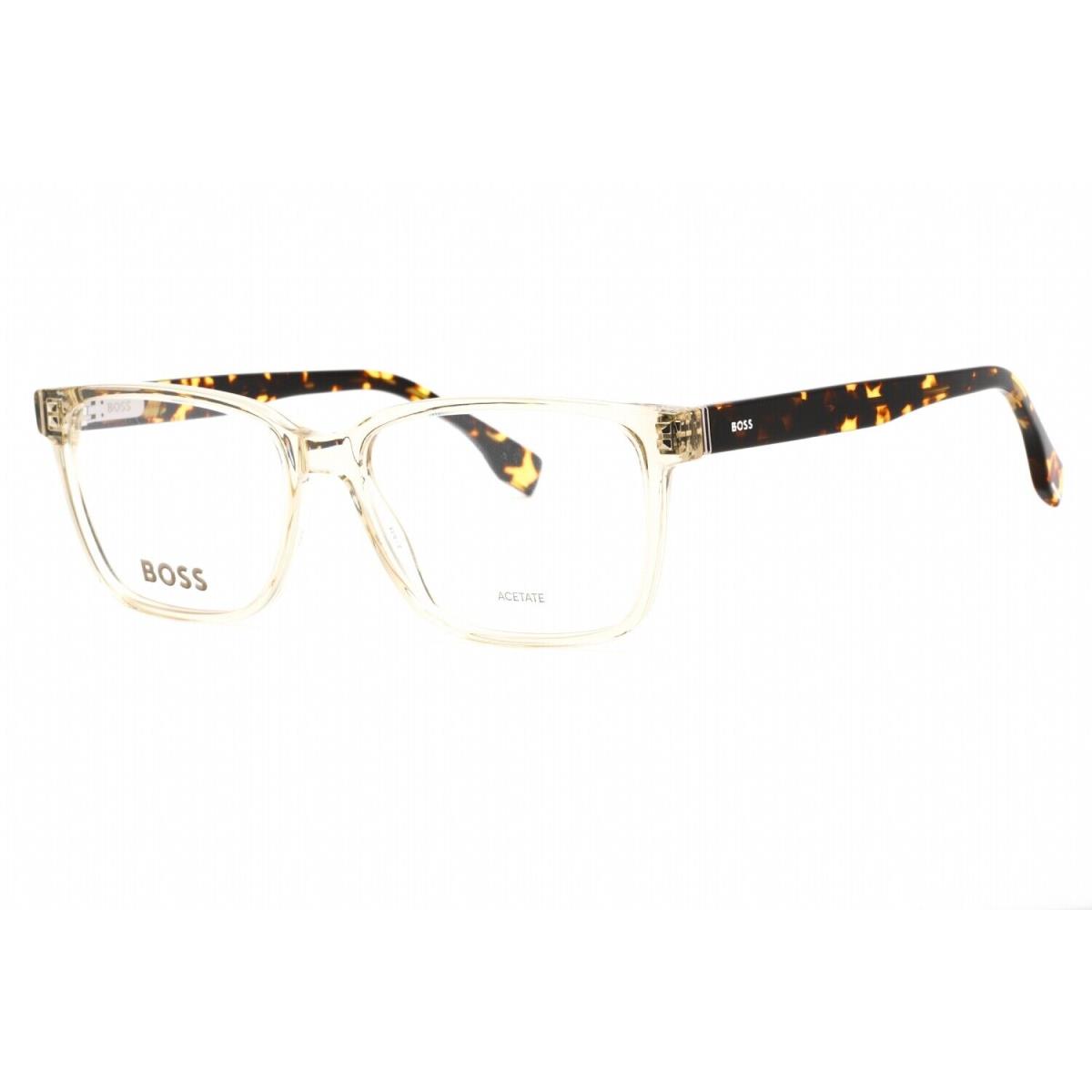 Hugo Boss Boss 1517 0XNZ 00 Eyeglasses Beige Havana Frame 57mm