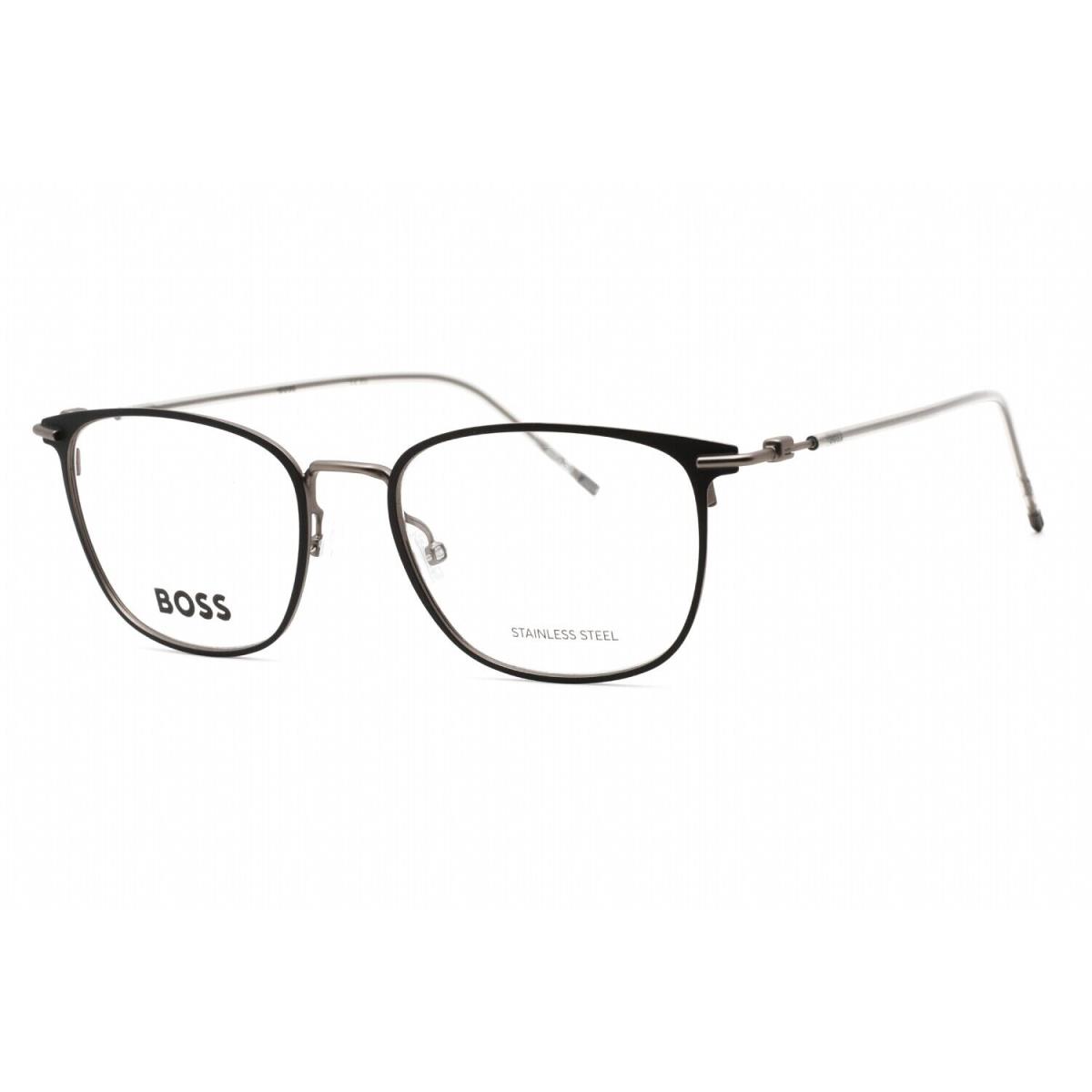 Hugo Boss Boss 1431 Rzz Eyeglasses Matte Black Dark Ruthenium Frame 52mm