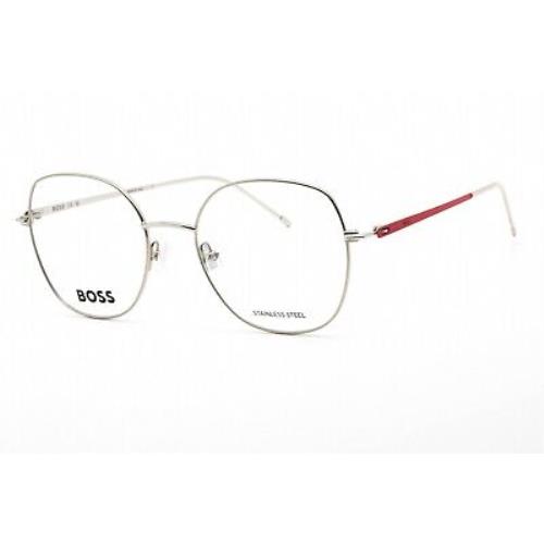 Hugo Boss Boss 1529 0AVB 00 Eyeglasses Silver Pink Frame 52mm - Frame: Silver Pink