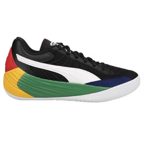 Puma Black Fives X Fusion Nitro Basketball Mens Black Sneakers Athletic Shoes 1