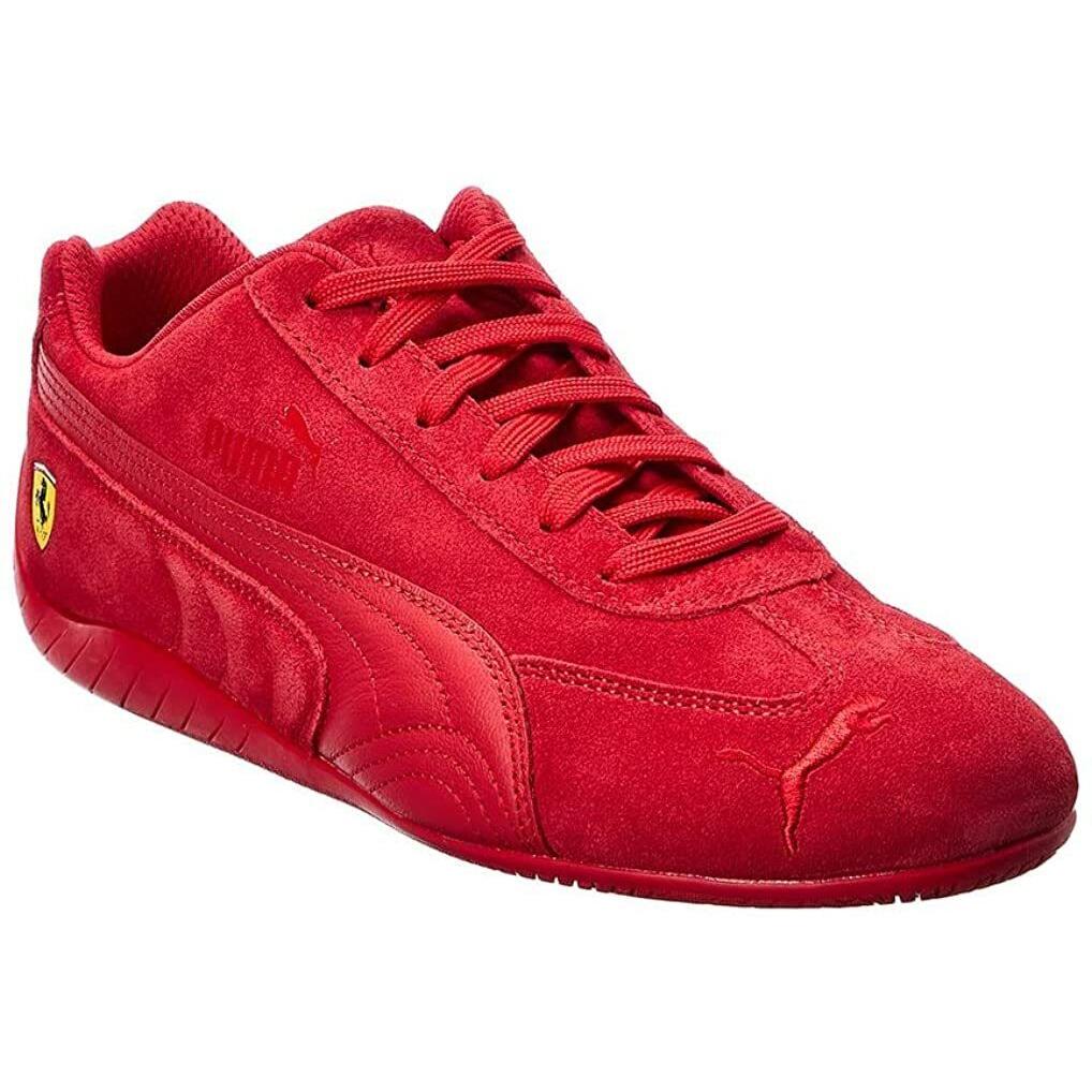 Puma Mens Scuderia Ferrari Speedcat Motorsport Inspired Sneakers Shoes - Puma Red, Manufacturer: Puma White-rosso Corsa