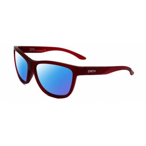 Smith Optics Eclipse Unisex Cateye Polarized Sunglass Crystal Red 58mm 4 Options Blue Mirror Polar