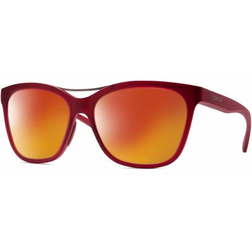 Smith Optics Cavalier-lpa Cateye Polarized Sunglasses Red Gunmetal 55mm 4 Option Red Mirror Polar