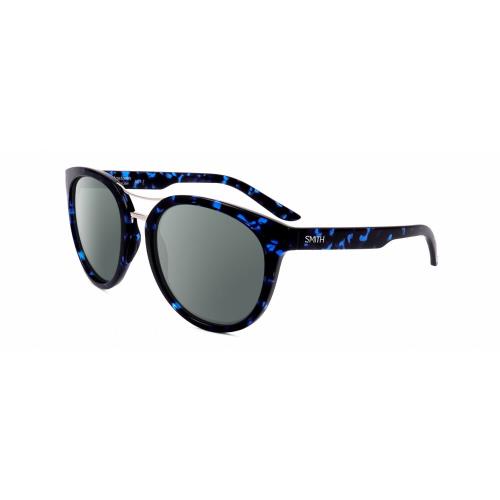 Smith Optics Bridgetown Women Polarized Sunglass Crystal Navy Blue Tortoise 54mm Smoke Grey Polar