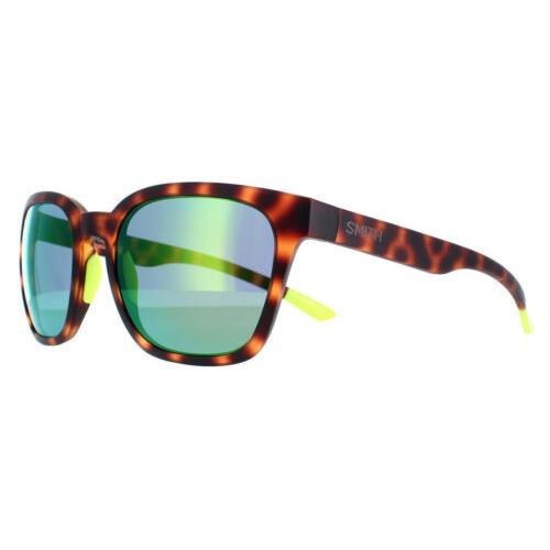 Smith Optics Founder Unisex Sunglass Tortoise Havana/chromapop Green Mirror 55mm