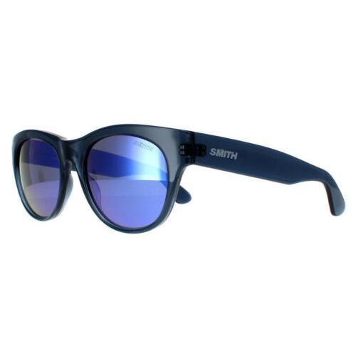 Smith Optics Sophisticate-oxz/te Women Sunglasses Crystal Denim/blue Mirror 54mm