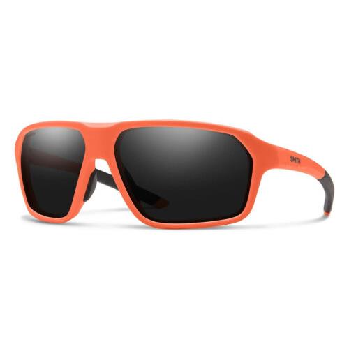 Smith Optics Pathway-69I Men Sunglasses in Neon Orange/chromapop Smoke Grey 62mm