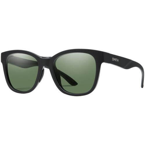 Smith Optics Caper-807 Unisex Panthos Designer Sunglasses Black/grey Green 53 mm
